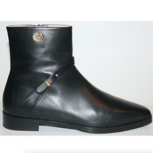 Gucci GG Black Women's Ankle Boots Booties